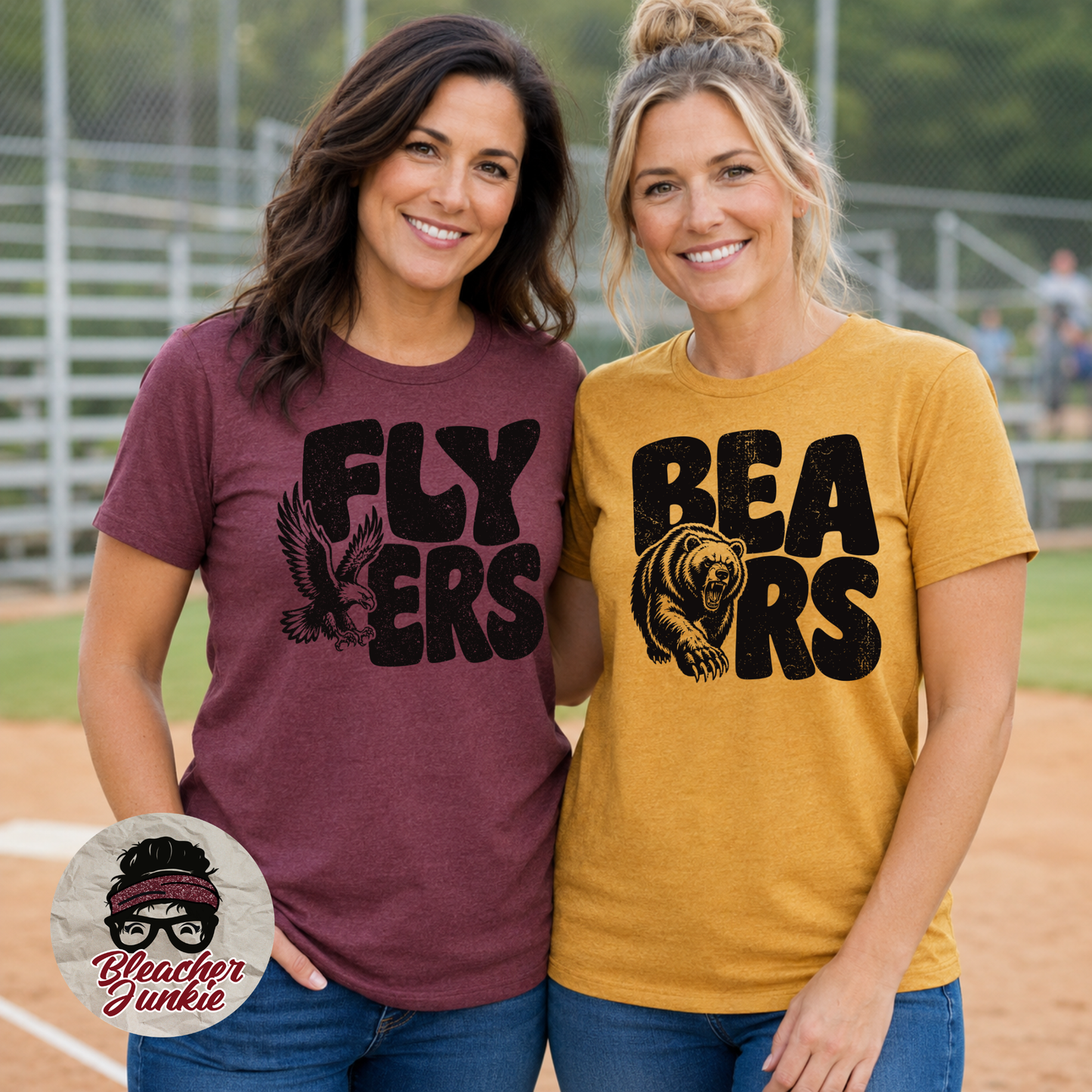 Vintage Spirit Mascot Spirit Wear Shirts | School Mascot T-Shirts & Game Day Apparel