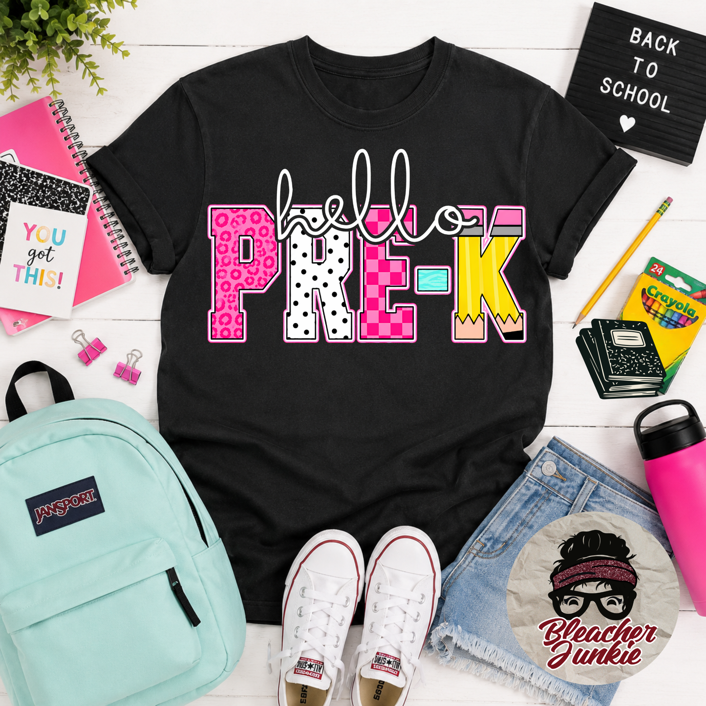 Hello Pre-K Teacher Shirt | Back to School Teacher Tee | Preschool Teacher Graphic Shirt