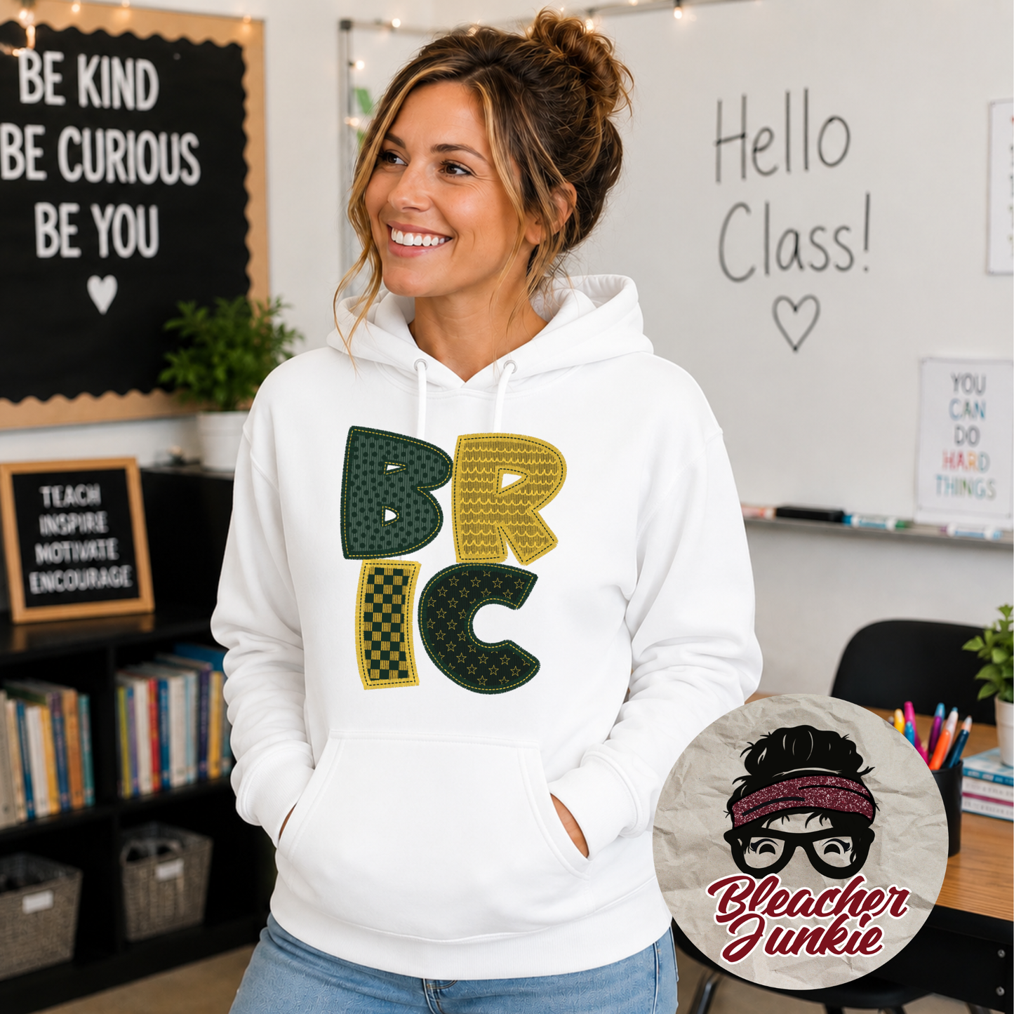 2026 White BRIC Hoodie