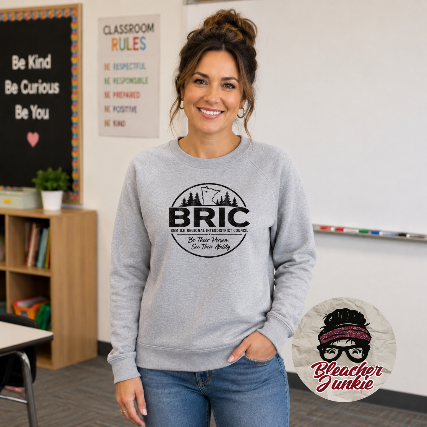 2026 BRIC “Be Their Person” Apparel-Athletic Grey