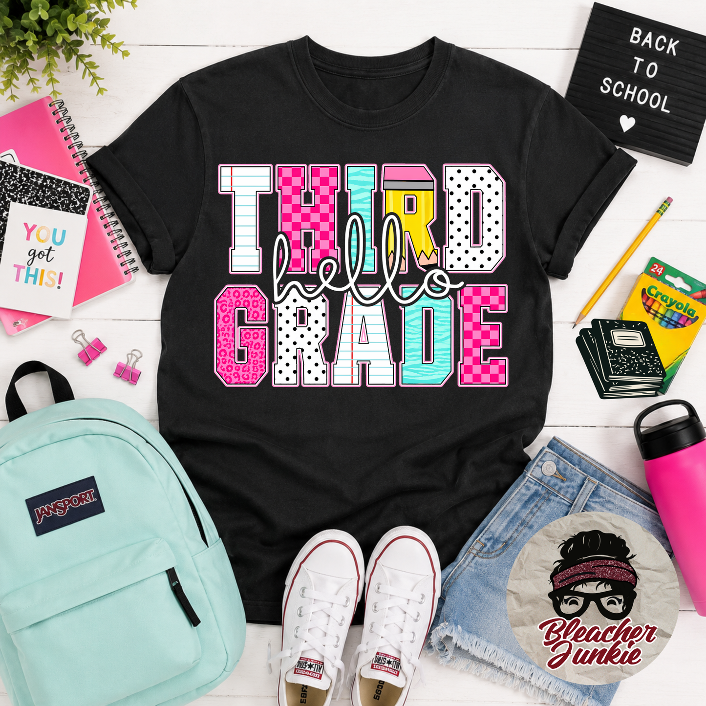 Hello 3rd Grade Teacher Shirt | Back to School Teacher Tee