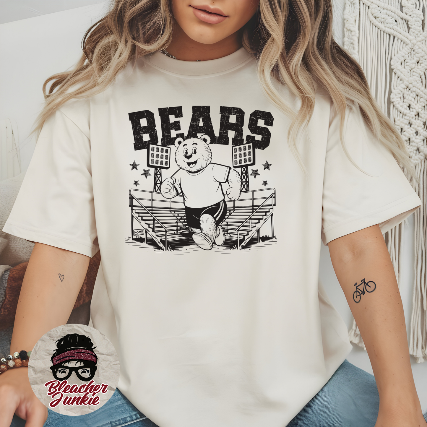 Bears Bleacher Shirt – High School Mascot Spirit Wear Tee