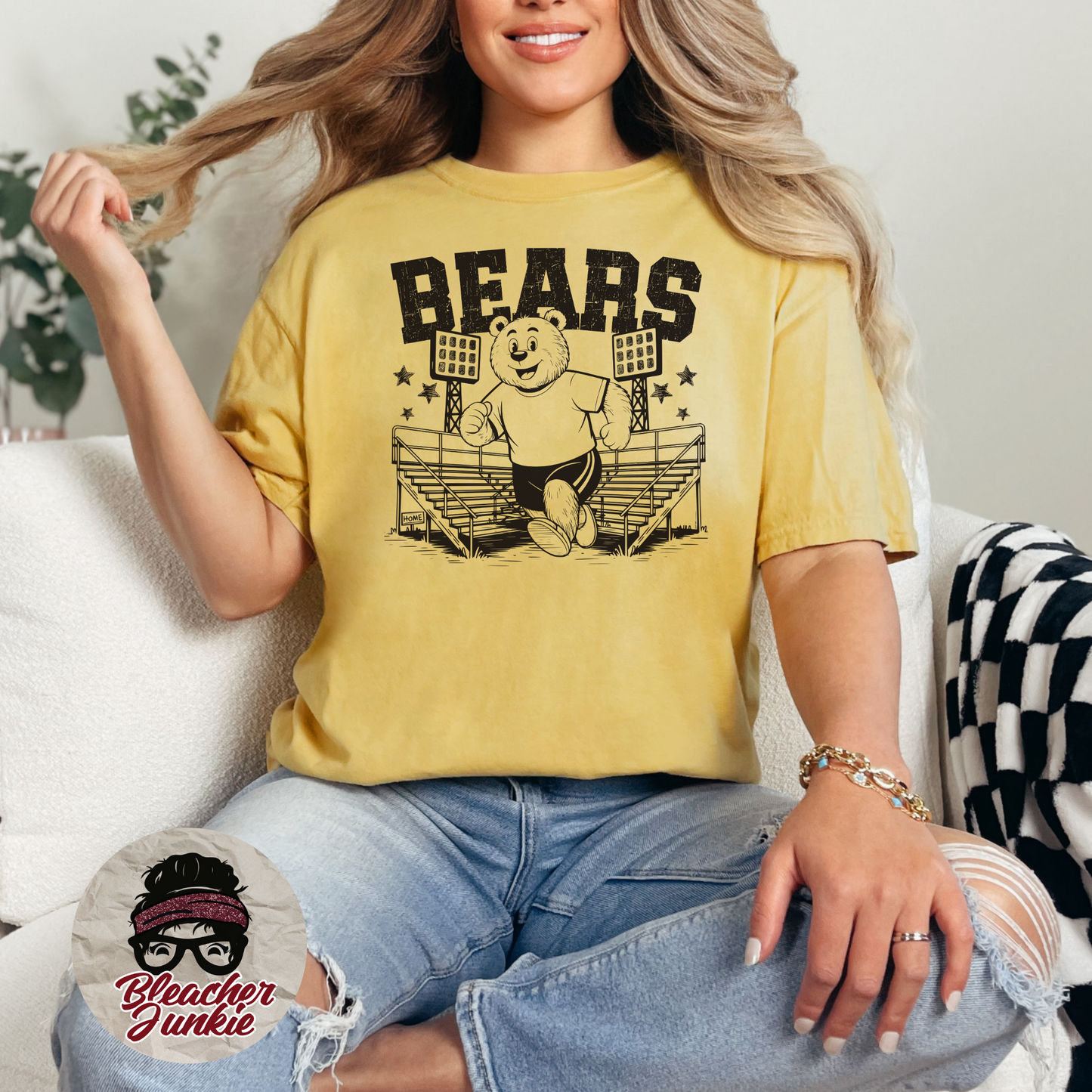 Bears Bleacher Shirt – High School Mascot Spirit Wear Tee
