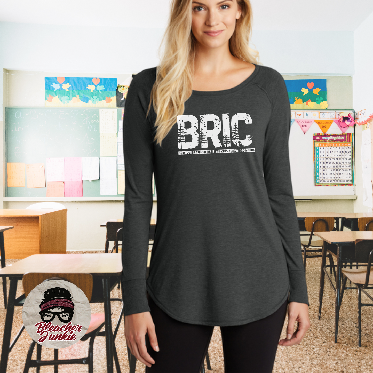 BRIC-Long Sleeve Tunic Tee