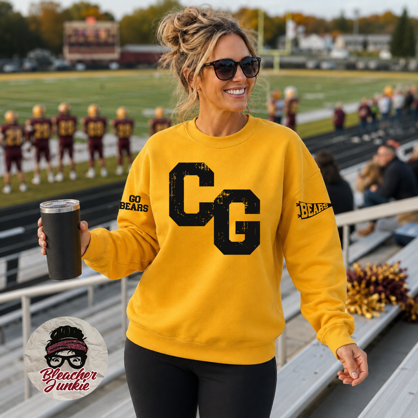 CG Bears Vintage Crewneck Sweatshirt | School Spirit Sweatshirt