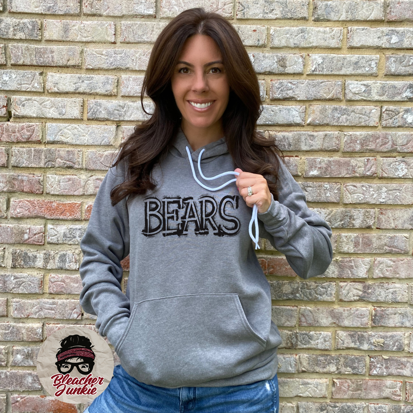 Scratched Bears Mascot Shirt, Crewneck, or Hoodie | Bella Canvas 3001CVC Tee, 3901 Sweatshirt, 3719 Hoodie | School Spirit Wear for Game Day