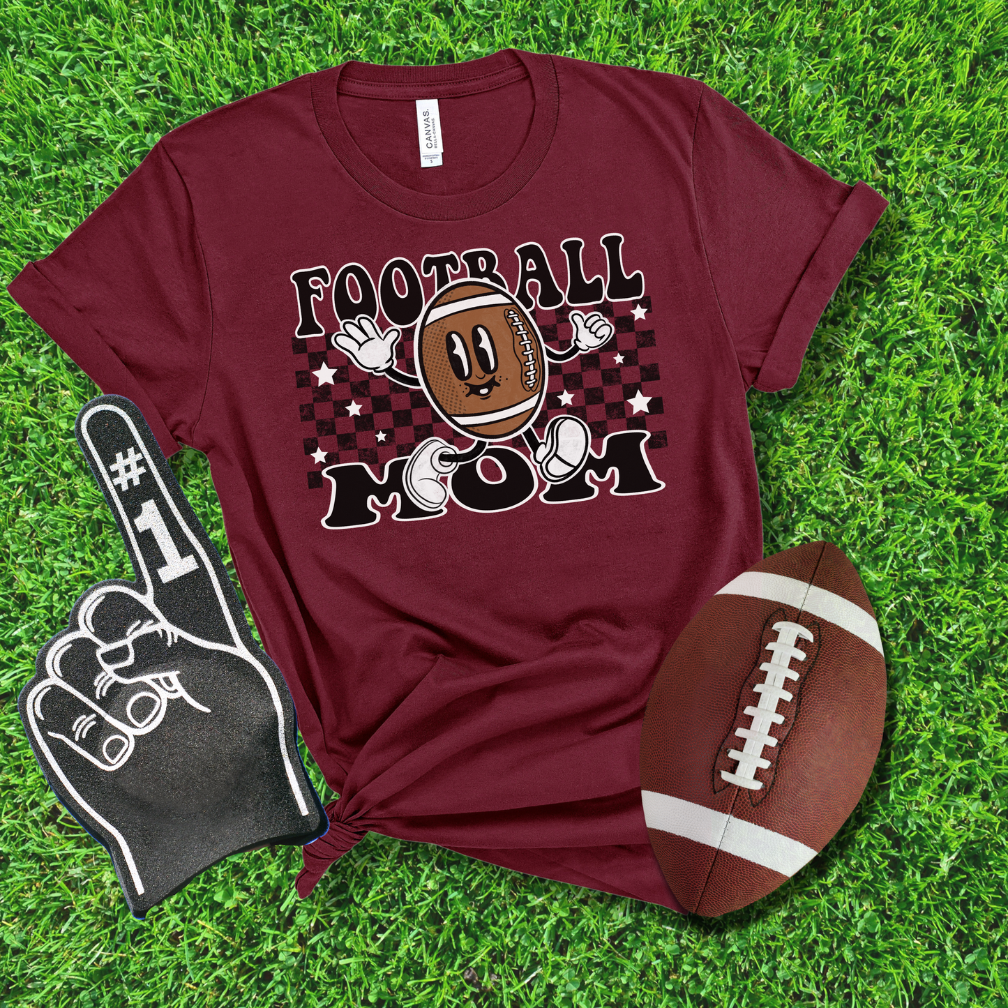 Football Mom Character Tee