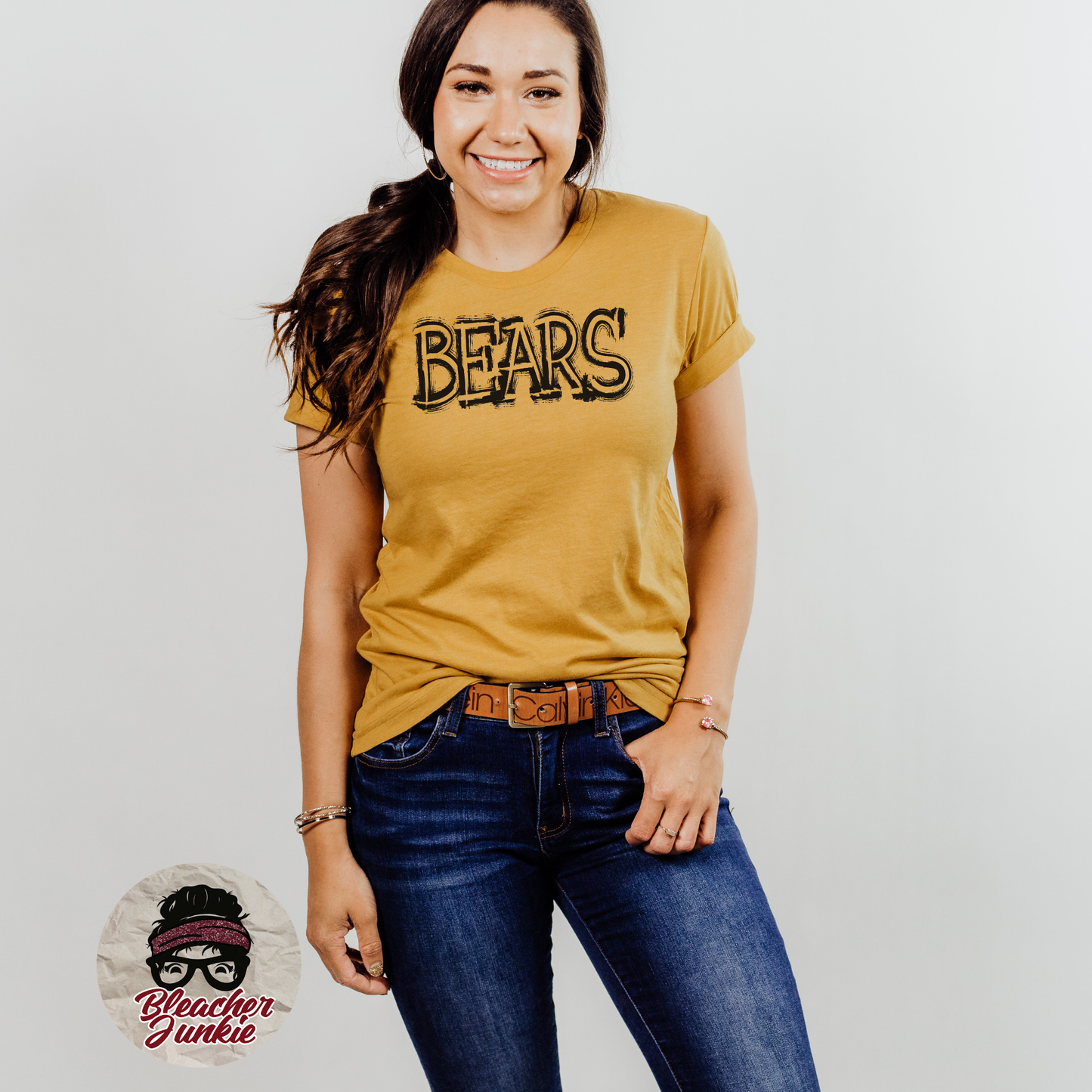 Scratched Bears Mascot Shirt, Crewneck, or Hoodie | Bella Canvas 3001CVC Tee, 3901 Sweatshirt, 3719 Hoodie | School Spirit Wear for Game Day