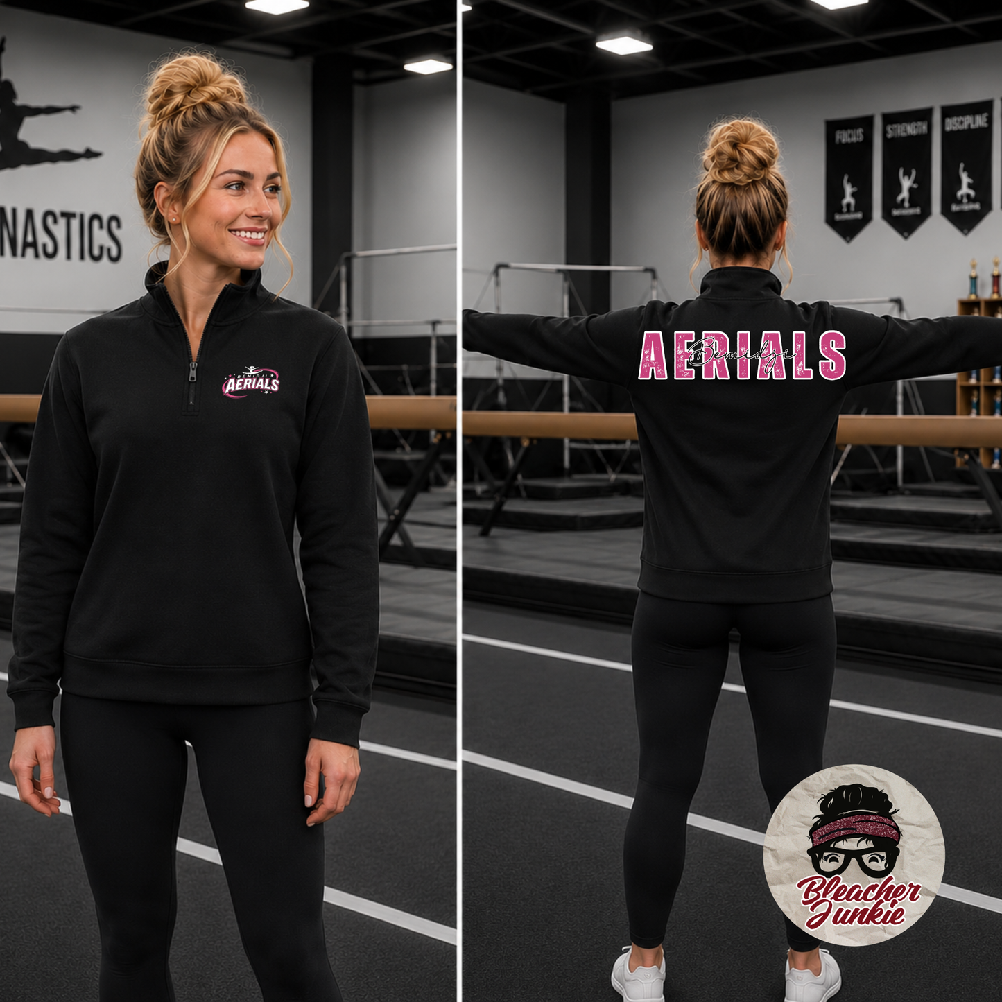 2026 Bemidji Aerials Gymnastics 1/4 Zip | PC78Q