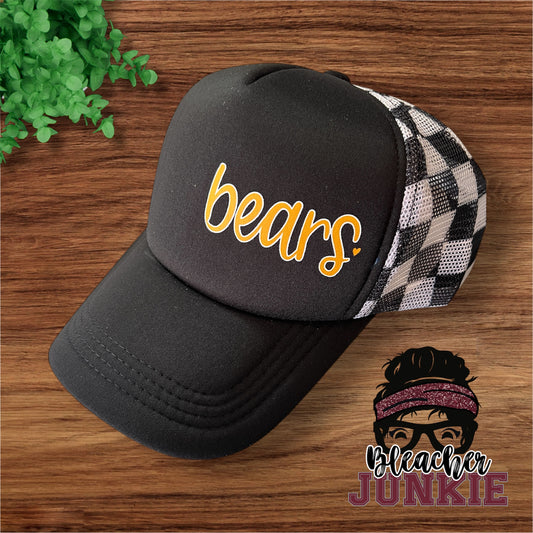 Bears Checkered Hat