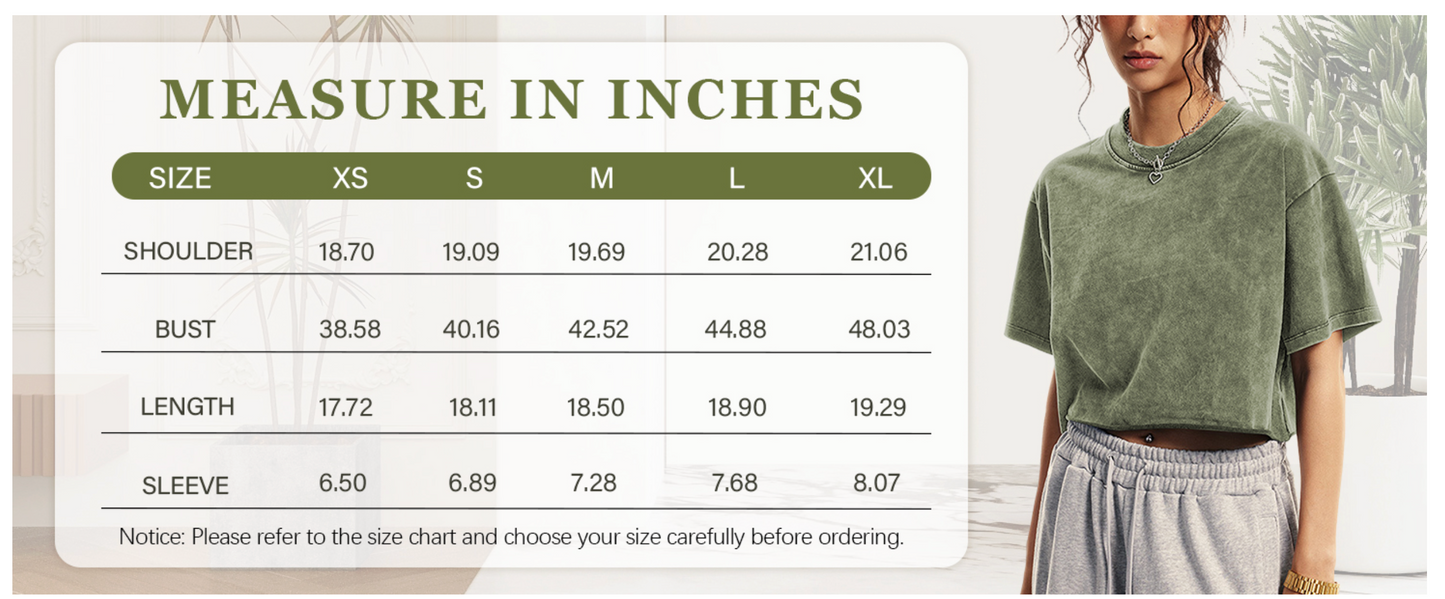 Ebro Iron-Washed Vintage Oversized Cropped T-Shirt