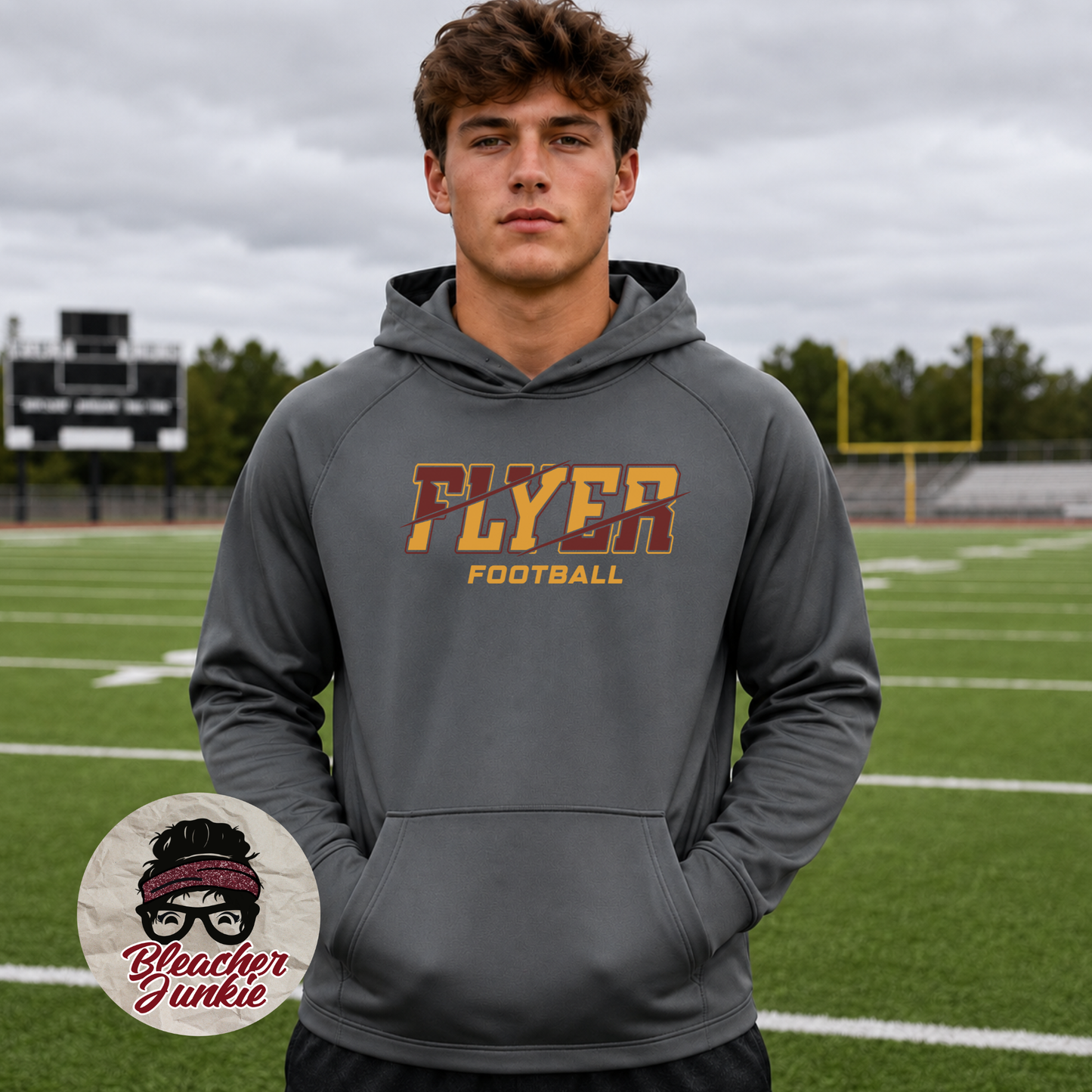 2026 Bagley Flyer Football Hoodie