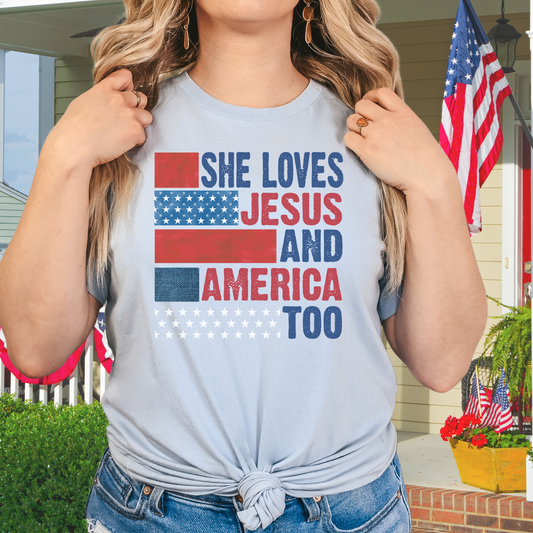 Loves Jesus & America Too