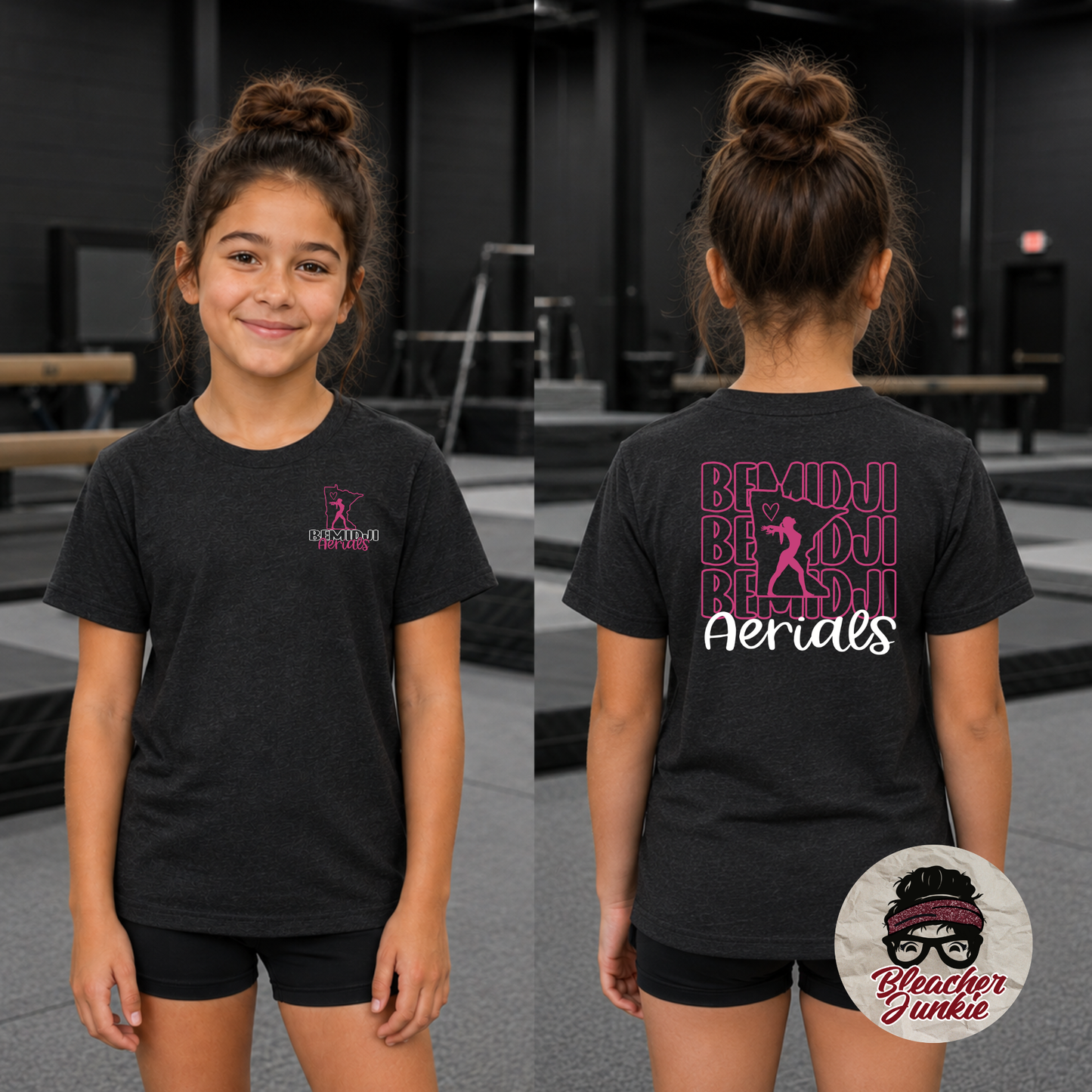 Bemidji Aerials Gymnastics Bella+Canvas T-Shirt | Adult & Youth | 3001cvc