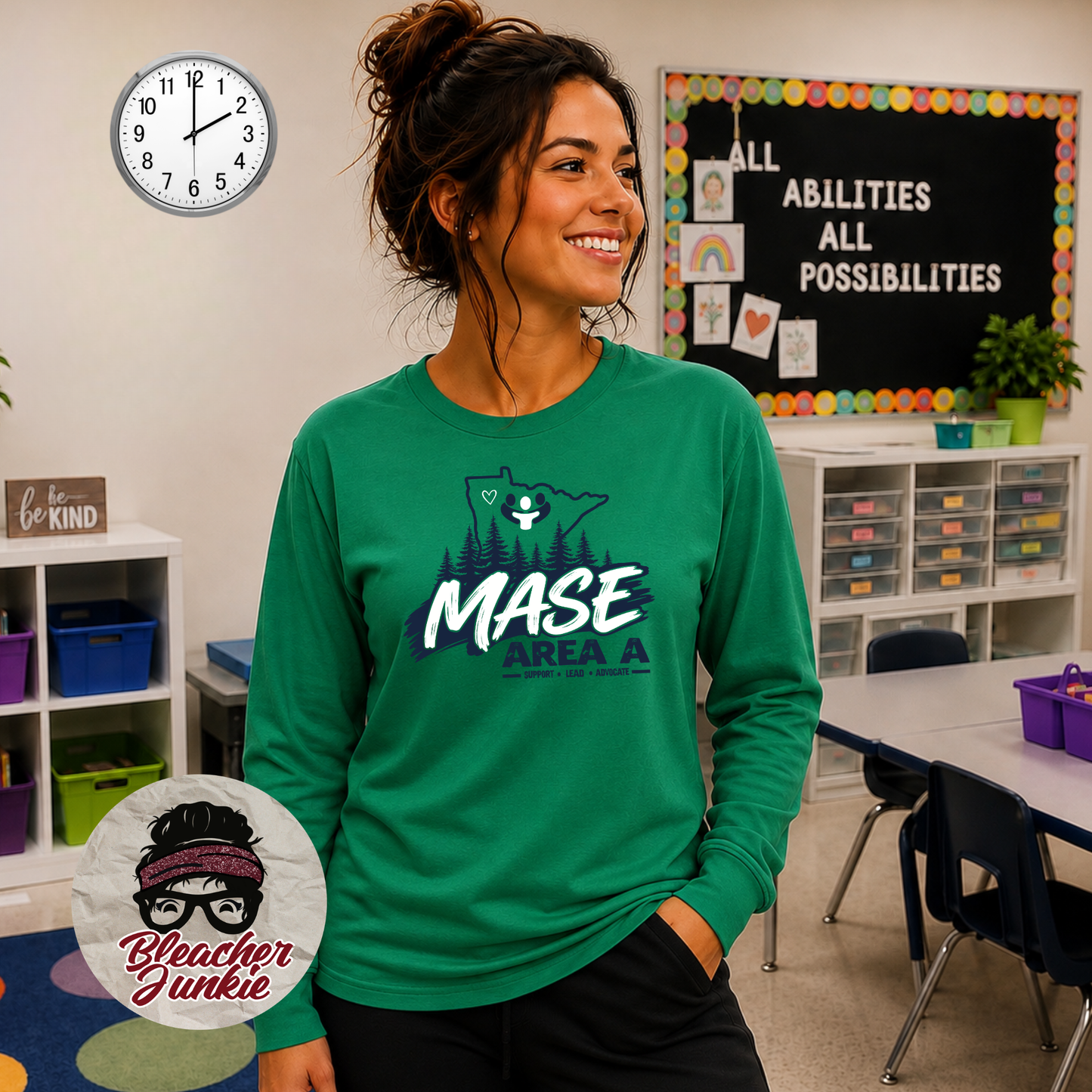 2026 MASE Area A Long Sleeve T-Shirt – Bella+Canvas 3501