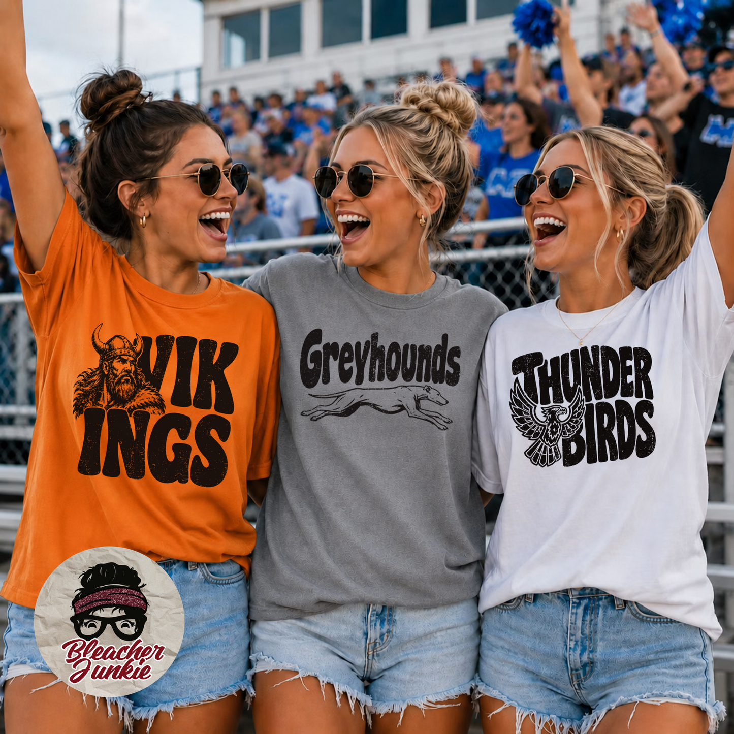 Vintage Spirit Mascot Spirit Wear Shirts | School Mascot T-Shirts & Game Day Apparel