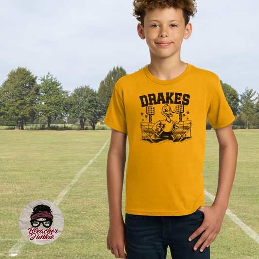 Youth Drakes Bleacher Shirt – High School Mascot Spirit Wear Tee