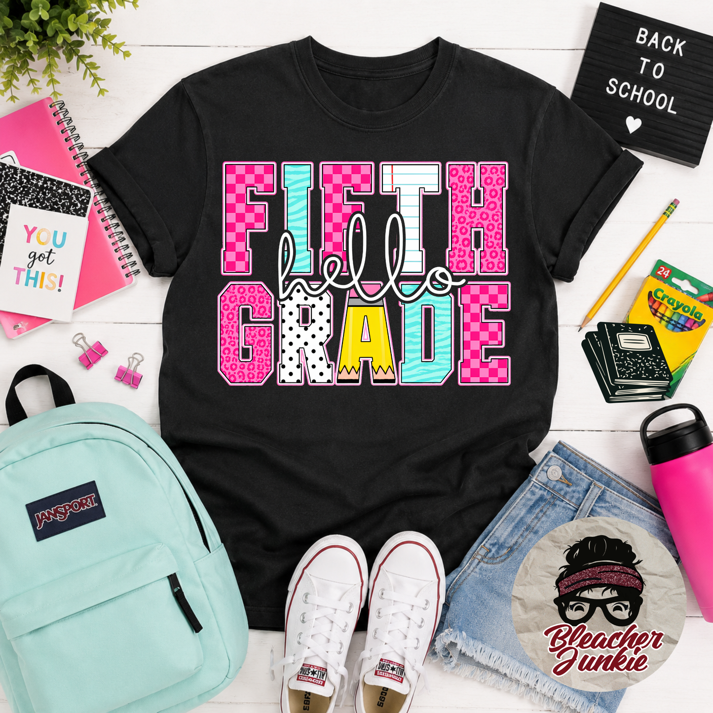Hello 5th Grade Teacher Shirt | Back to School Teacher Tee