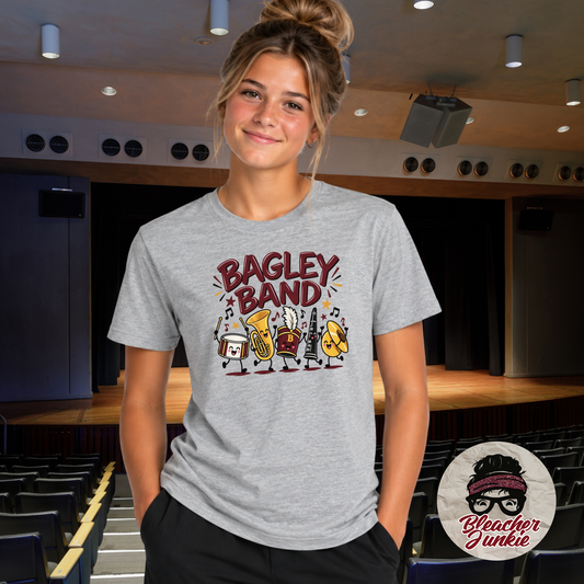 Bagley Band Shirt & Hoodie | Bagley Flyers Band Apparel
