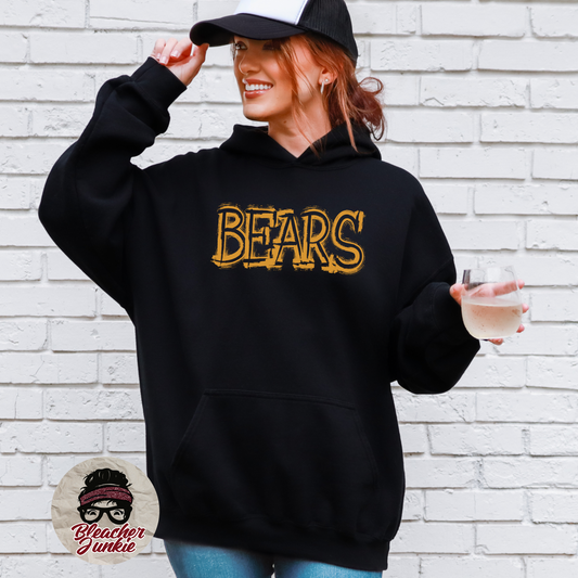 Scratched Bears Mascot Shirt, Crewneck, or Hoodie | Bella Canvas 3001CVC Tee, 3901 Sweatshirt, 3719 Hoodie | School Spirit Wear for Game Day