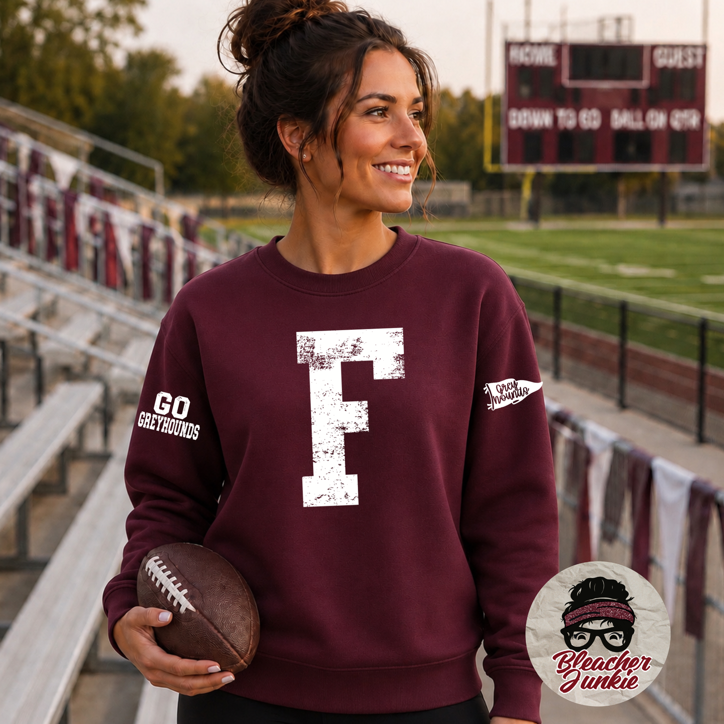 Fosston Greyhounds Vintage Crewneck