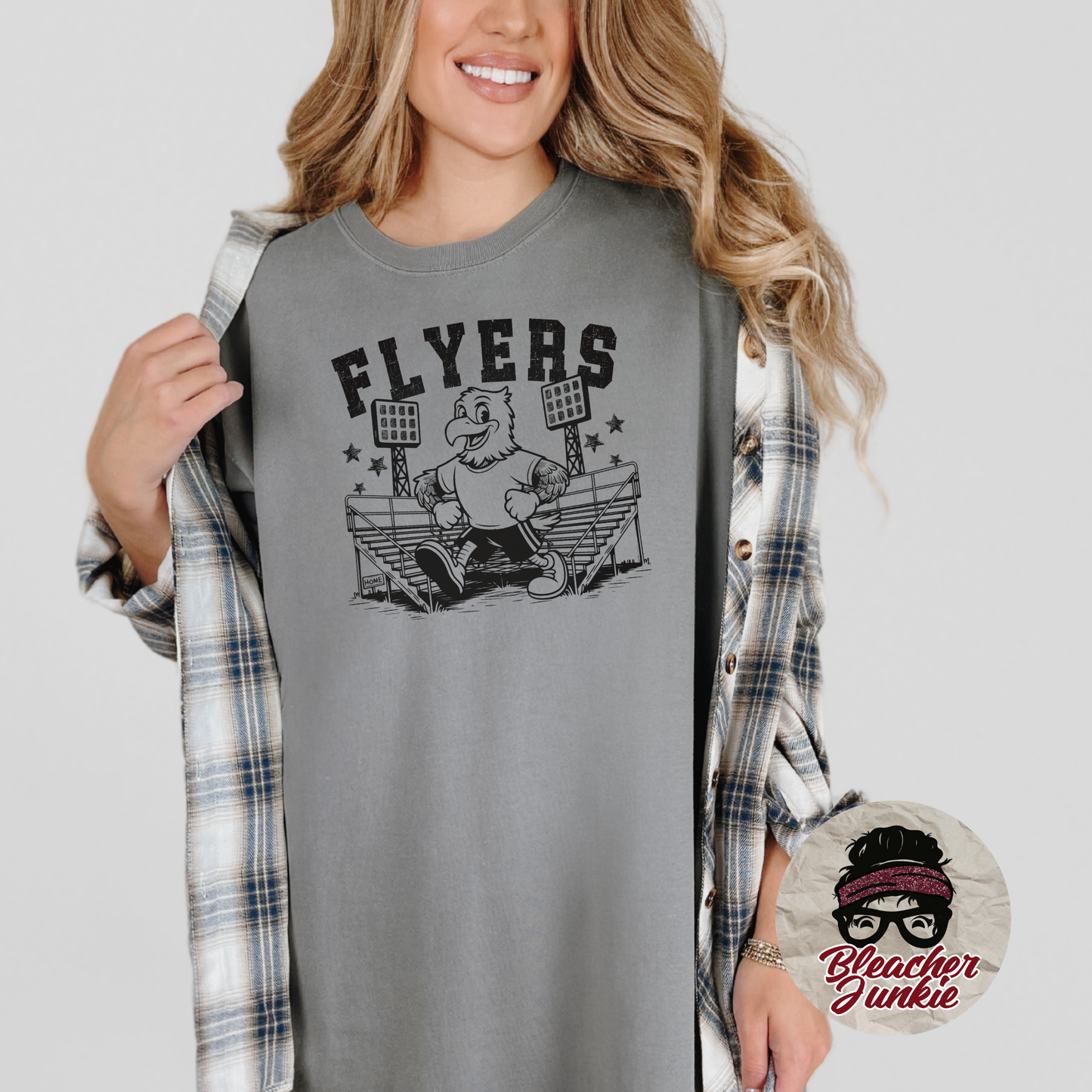 Flyers Bleacher Shirt – High School Mascot Spirit Wear Tee