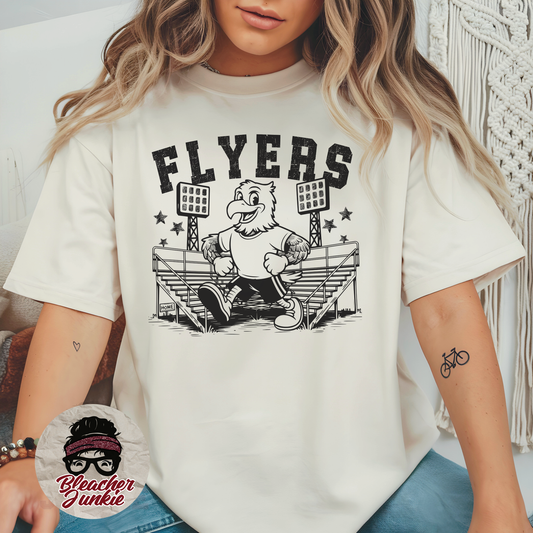 Flyers Bleacher Shirt – High School Mascot Spirit Wear Tee