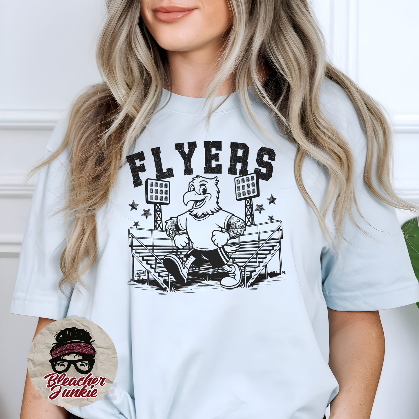 Flyers Bleacher Shirt – High School Mascot Spirit Wear Tee