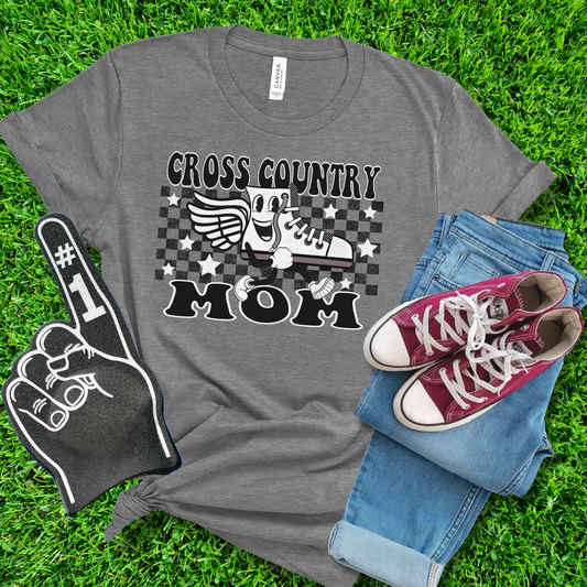Cross Country Mom Character Tee