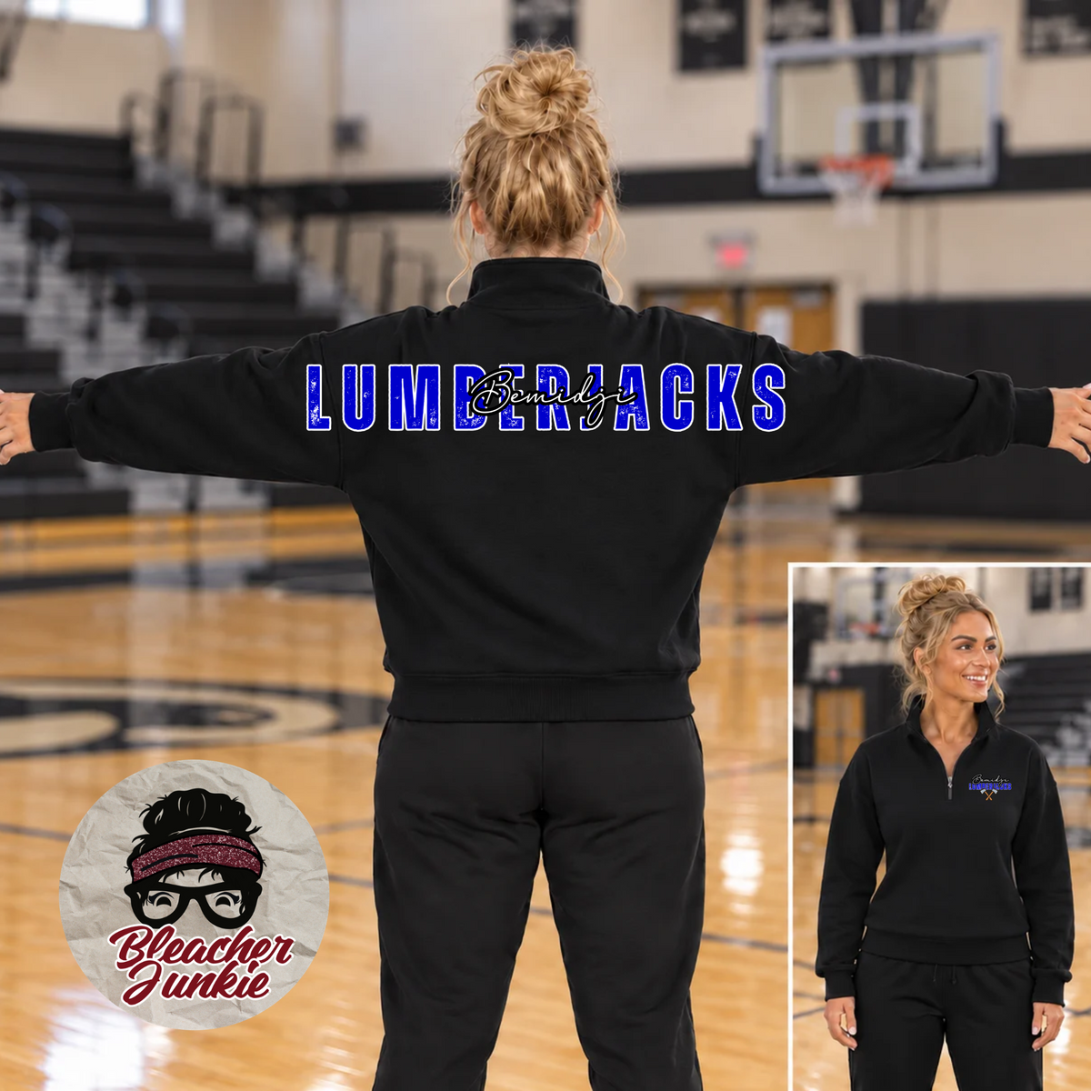 Bemidji Lumberjacks Big Back Quarter-Zip Pullover | PC78Q