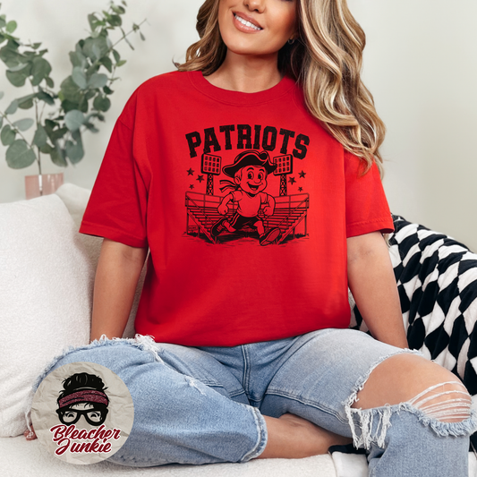 Patriots Bleacher Shirt – High School Mascot Spirit Wear Tee