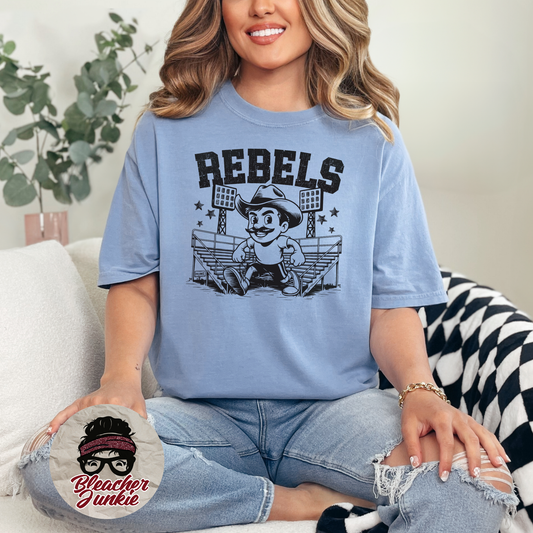 Rebels Bleacher Shirt – High School Mascot Spirit Wear Tee