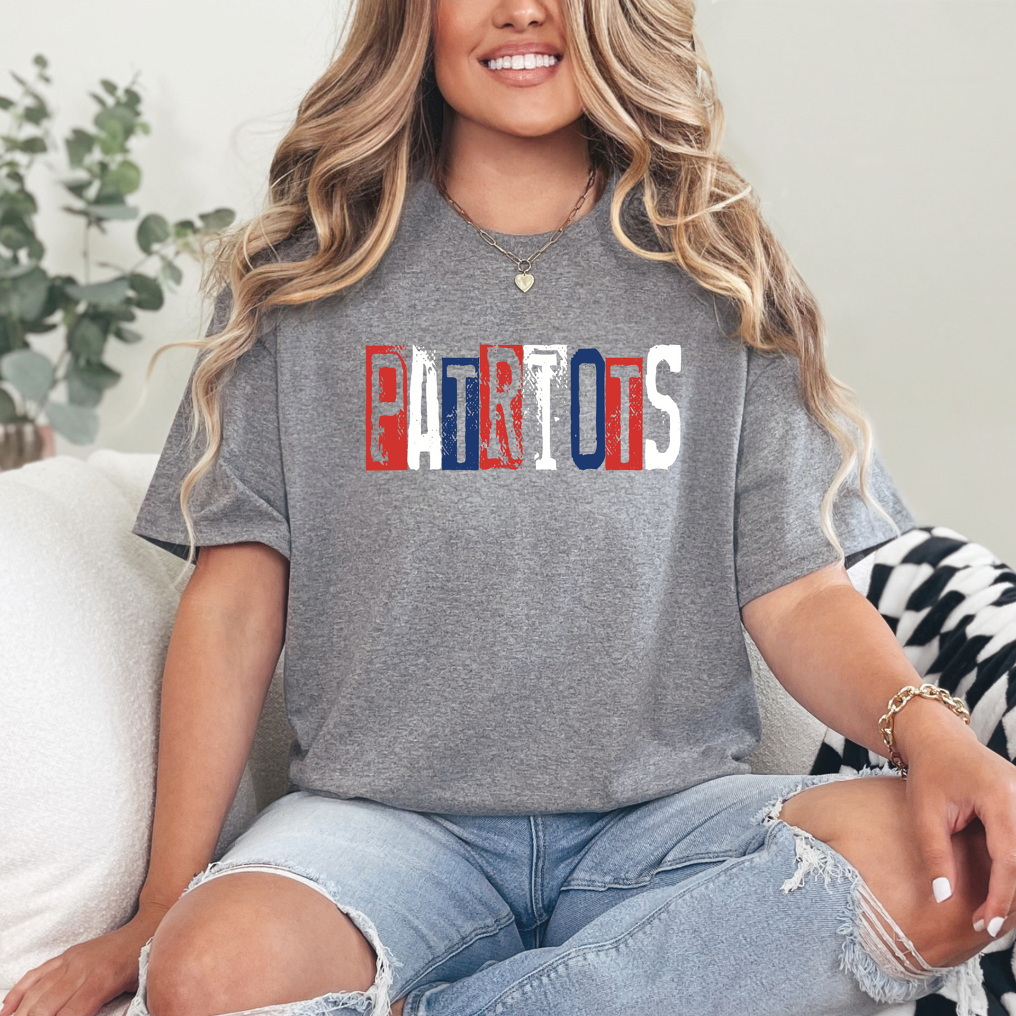 Stamped Grunge Patriots
