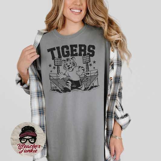 Tigers Bleacher Shirt – High School Mascot Spirit Wear Tee