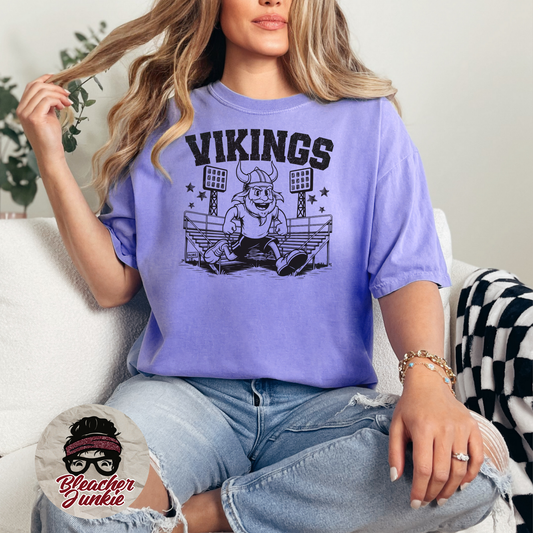Vikings Bleacher Shirt – High School Mascot Spirit Wear Tee