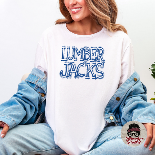 Scratched Lumberjacks Mascot