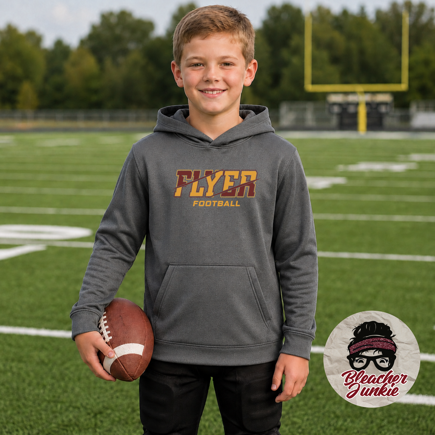2026 Bagley Flyer Football Hoodie